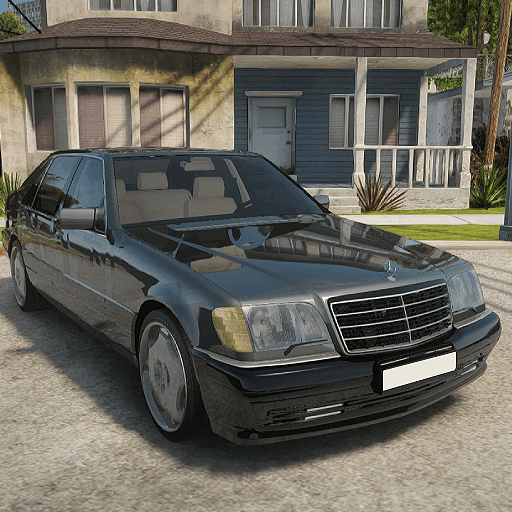 W140 Mercedes: Crime City War Mod