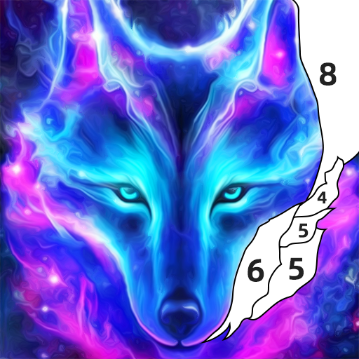 Wolf Coloring Book Color Game Mod
